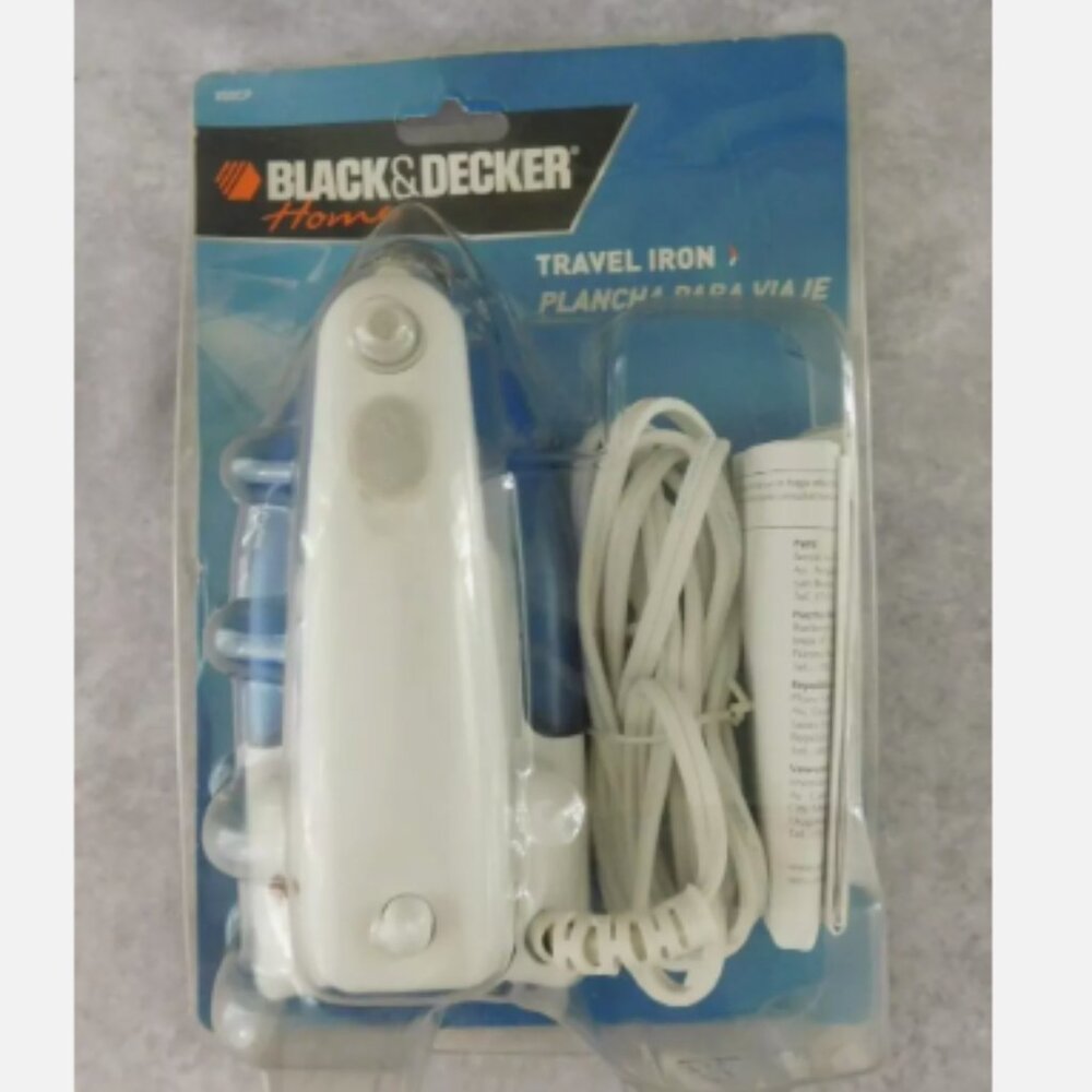 BLACK & DECKER - Travel Iron - X50CP - Compact Design - Dual Voltage *BRAND NEW*